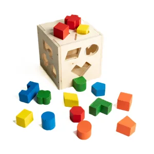 CUBO DE ENCAJE DE FIGURAS GEOMÉTRICAS